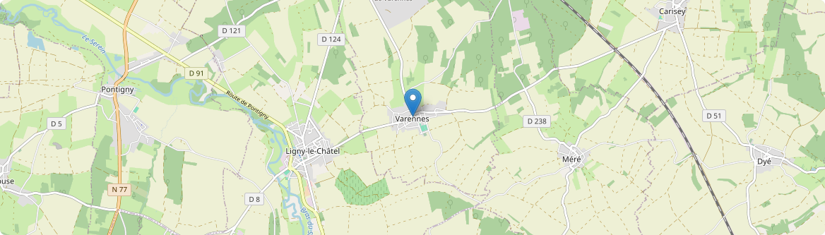 Varennes - Carte