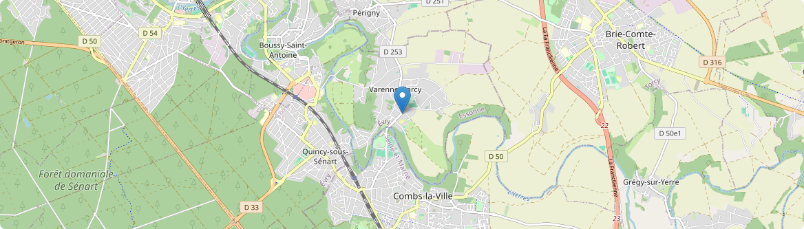 Varennes-Jarcy - Carte