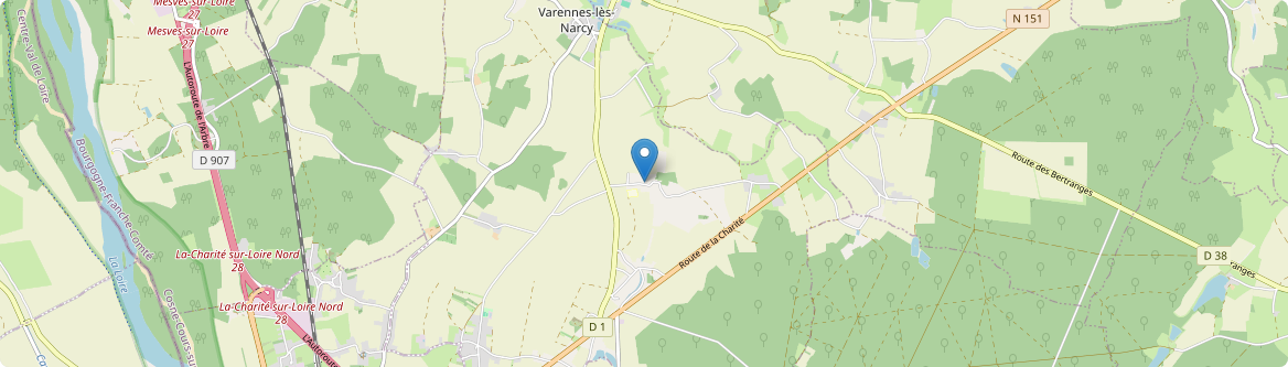 Varennes-lès-Narcy - Carte