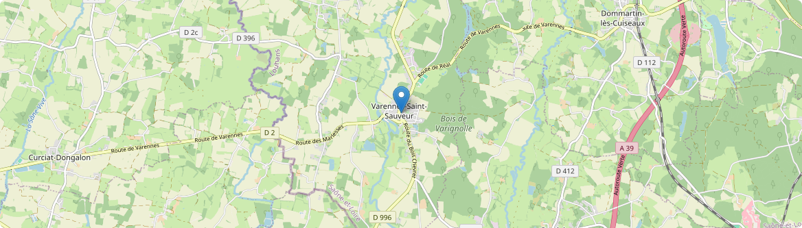 Varennes-Saint-Sauveur - Carte