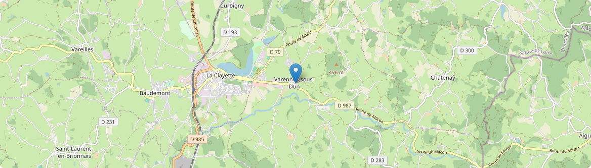 Varennes-sous-Dun - Carte