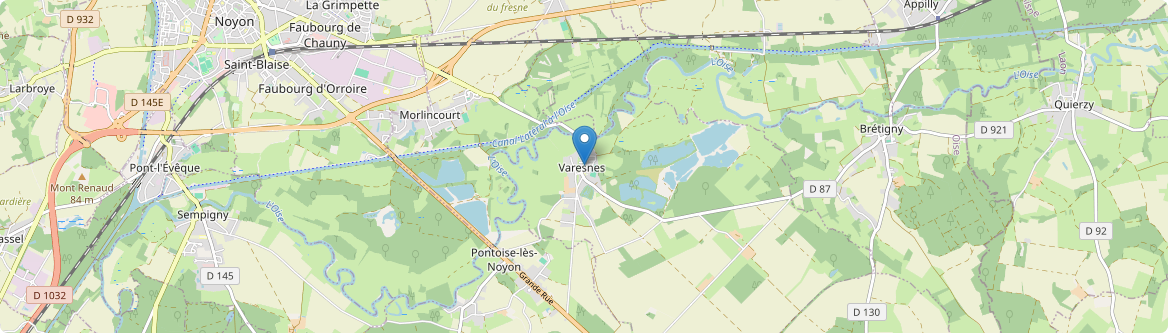 Varesnes - Carte