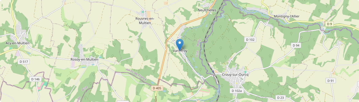Varinfroy - Carte