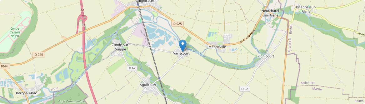 Variscourt - Carte