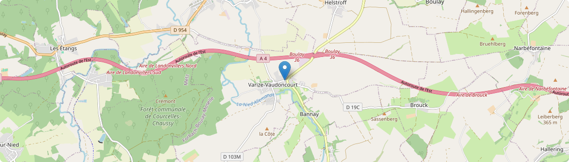 Varize-Vaudoncourt - Carte