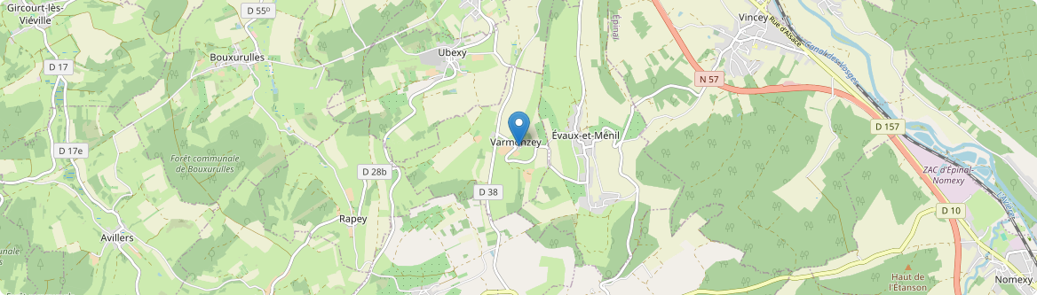 Varmonzey - Carte