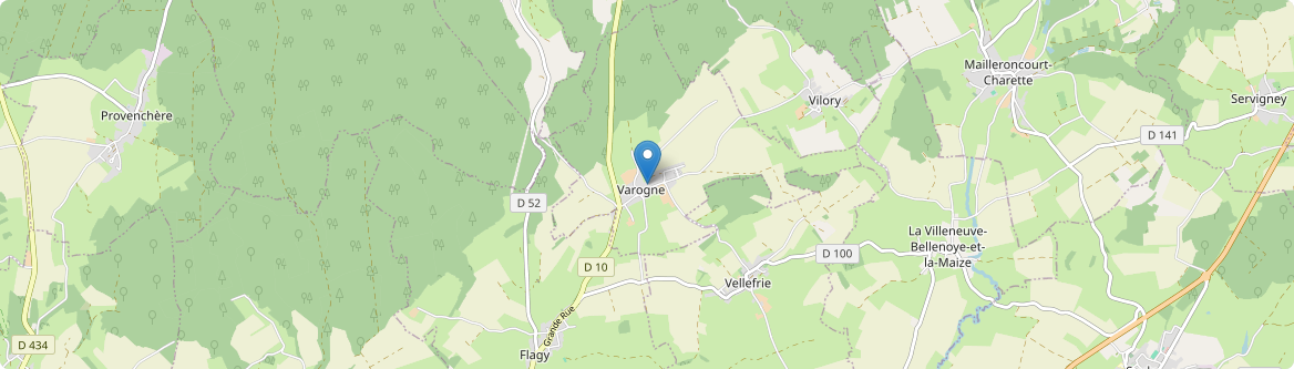 Varogne - Carte