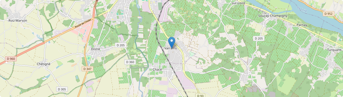 Varrains - Carte