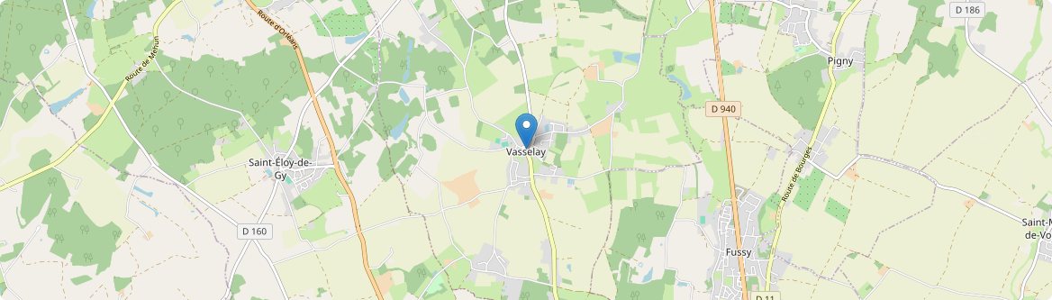 Vasselay - Carte