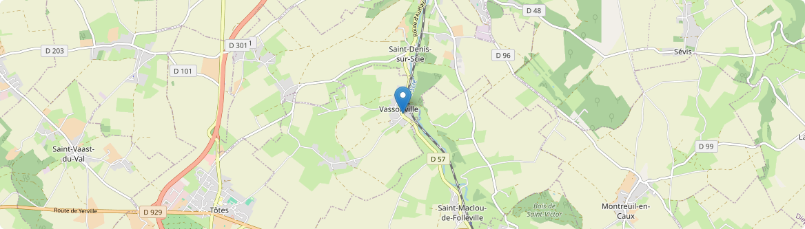 Vassonville - Carte