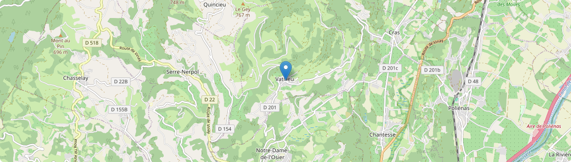 Vatilieu - Carte