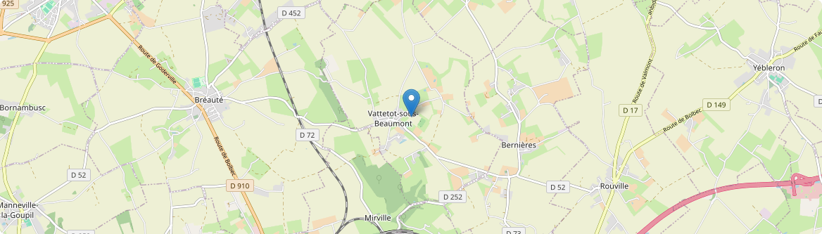 Vattetot-sous-Beaumont - Carte