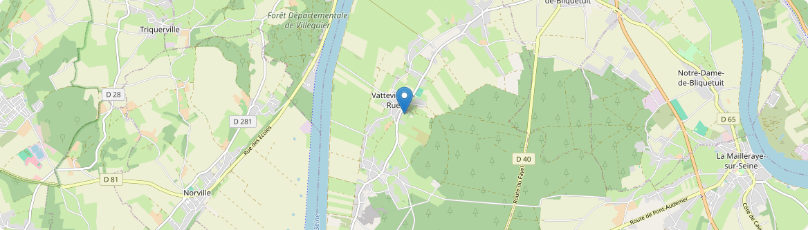 Vatteville-la-Rue - Carte