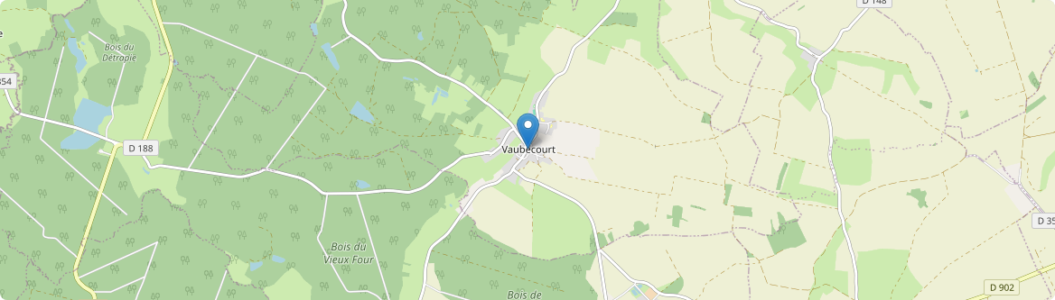 Vaubecourt - Carte