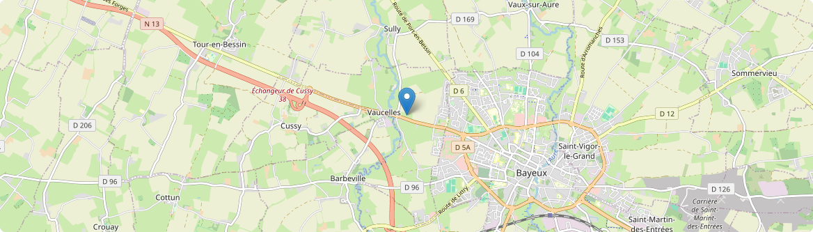 Vaucelles - Carte