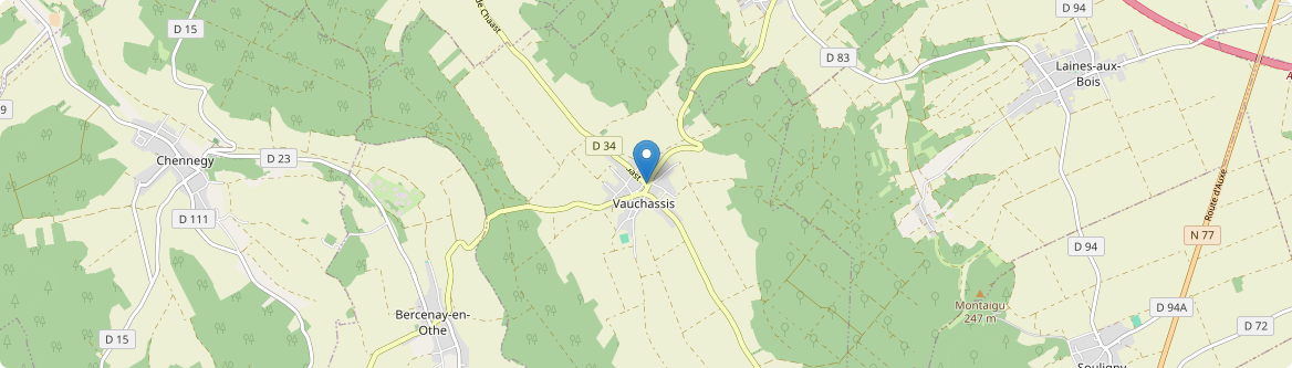 Vauchassis - Carte