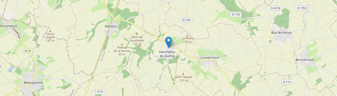 Vauchelles-lès-Authie - Carte