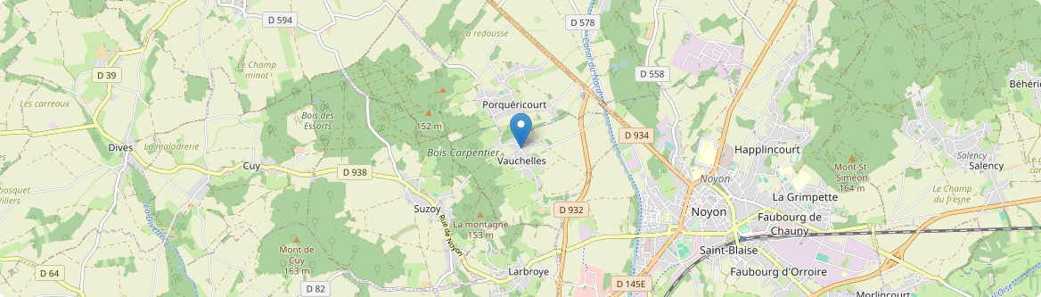 Vauchelles - Carte