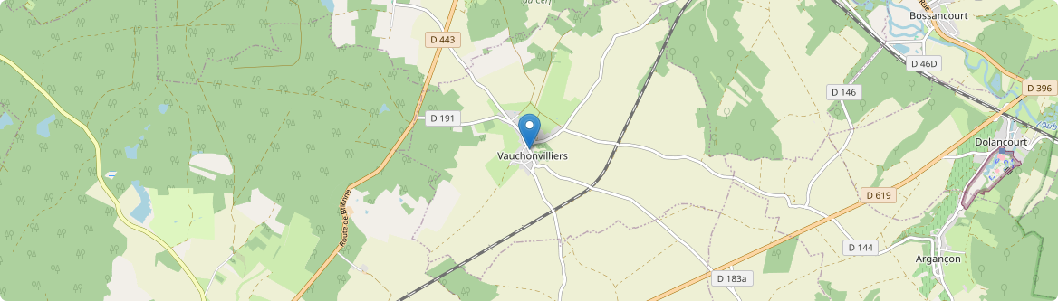 Vauchonvilliers - Carte
