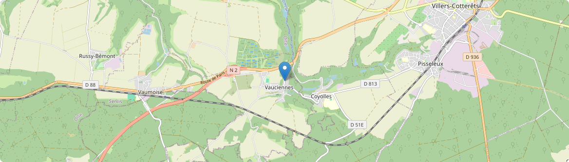 Vauciennes - Carte