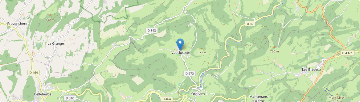 Vauclusotte - Carte