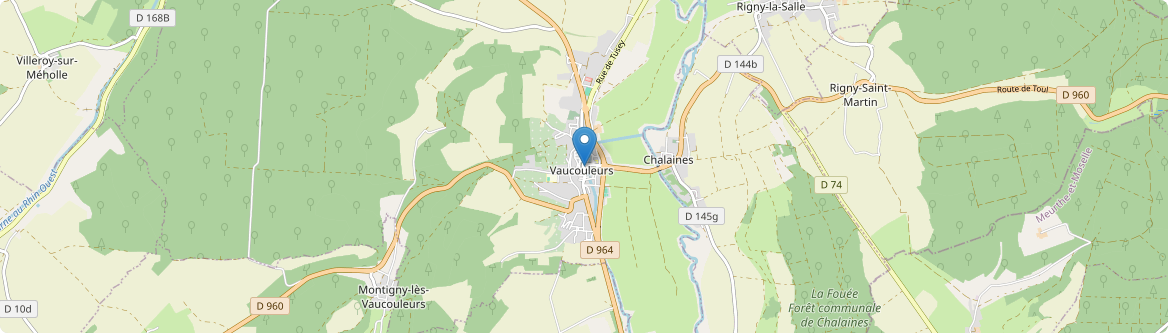 Vaucouleurs - Carte