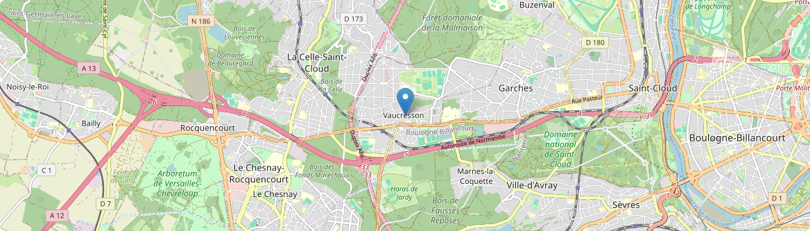 Vaucresson - Carte