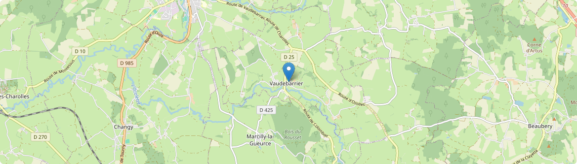 Vaudebarrier - Carte