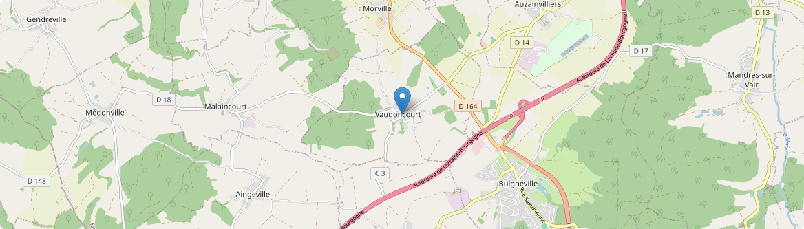 Vaudoncourt - Carte