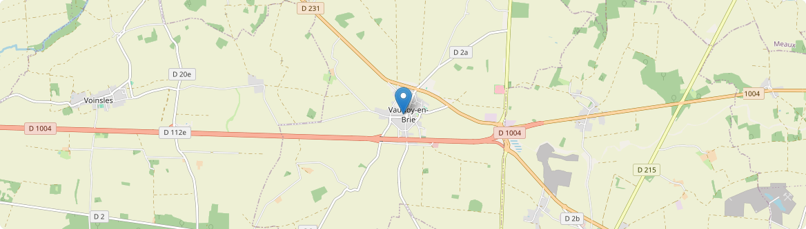 Vaudoy-en-Brie - Carte