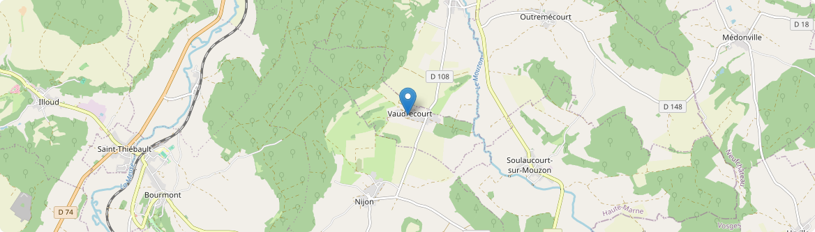 Vaudrecourt - Carte