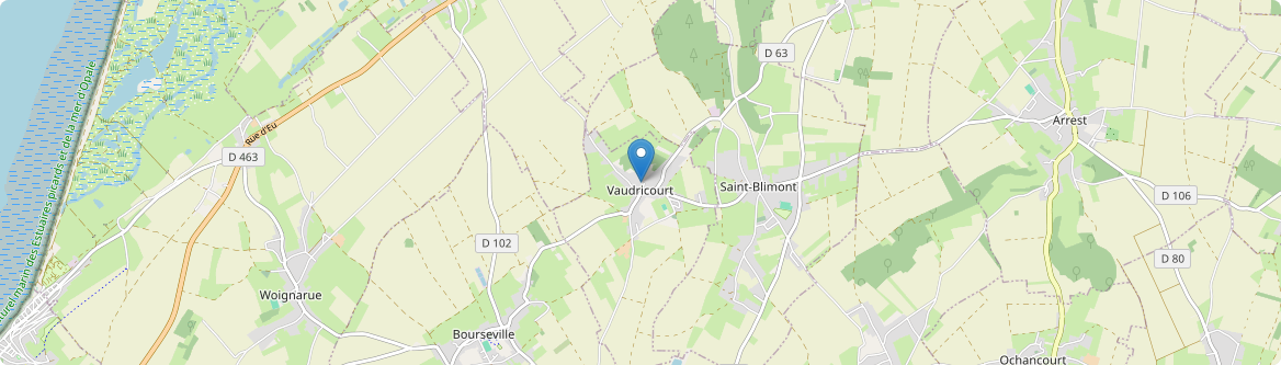 Vaudricourt - Carte
