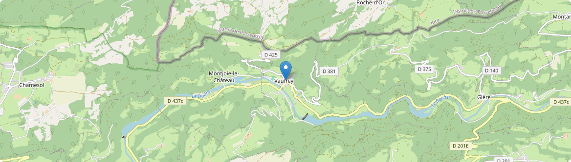 Vaufrey - Carte