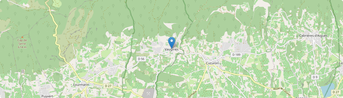 Vaugines - Carte