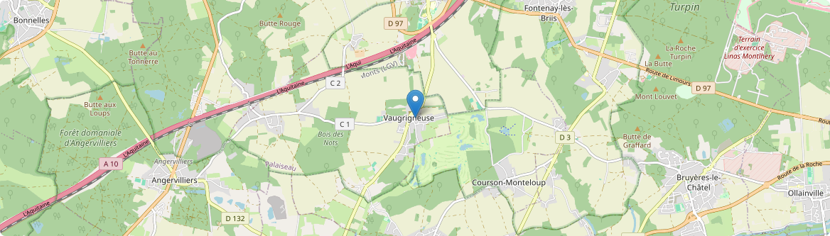 Vaugrigneuse - Carte