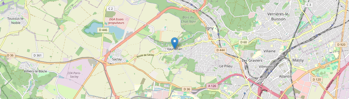Vauhallan - Carte