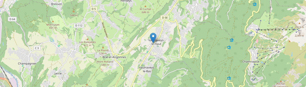 Vaulnaveys-le-Haut - Carte