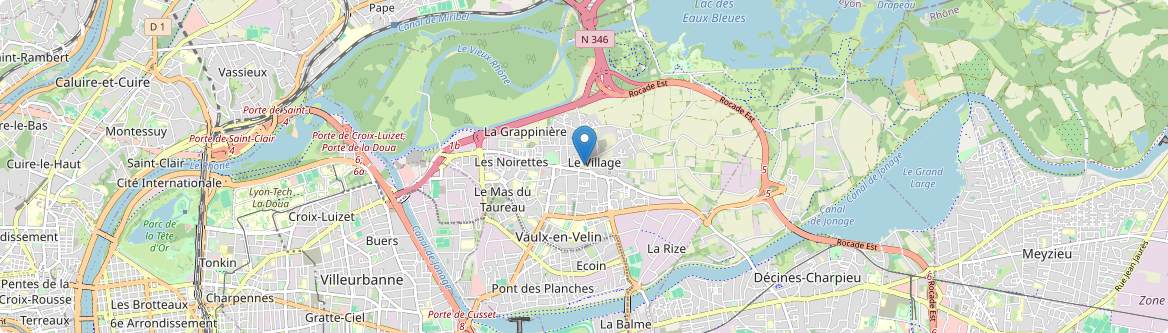 Vaulx-en-Velin - Carte