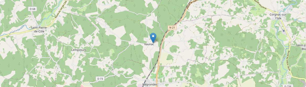 Vaunac - Carte