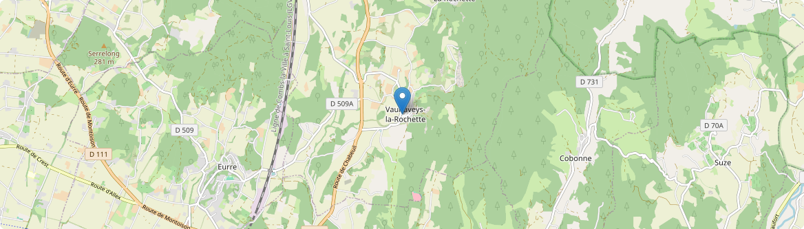 Vaunaveys-la-Rochette - Carte