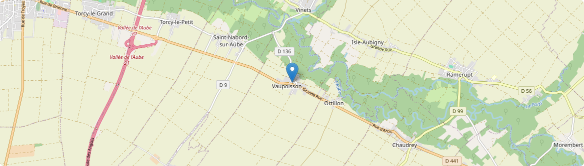Vaupoisson - Carte