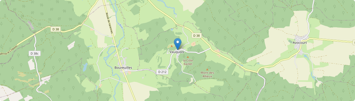 Vauquois - Carte