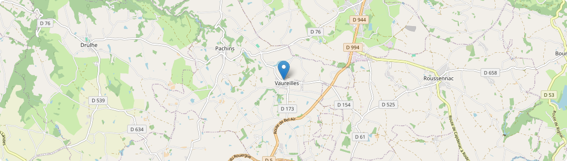 Vaureilles - Carte