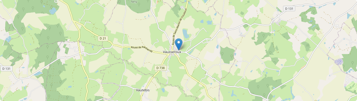 Vausseroux - Carte