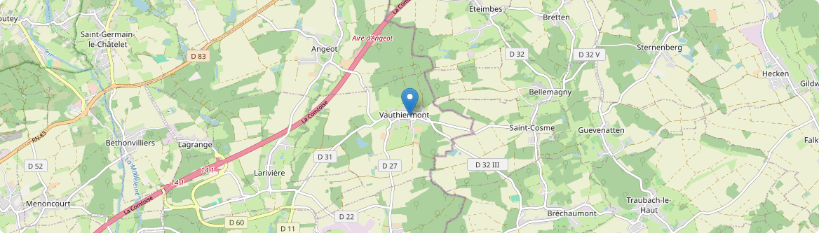 Vauthiermont - Carte