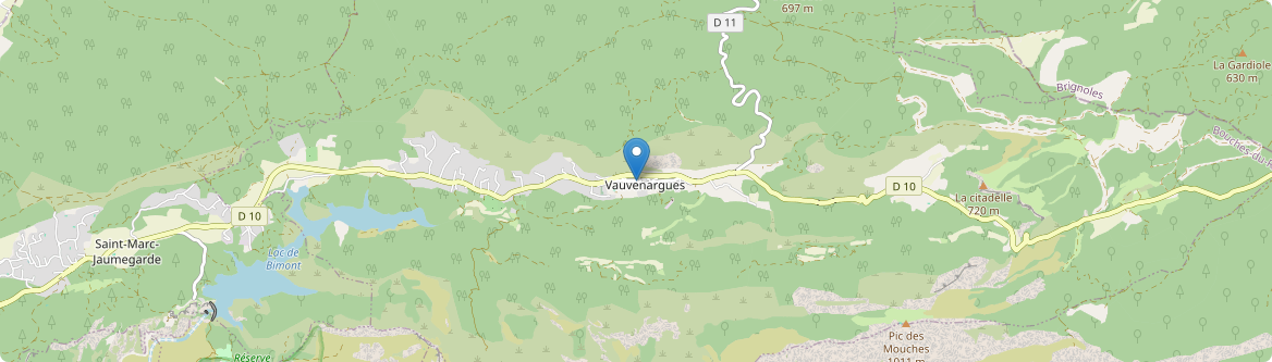 Vauvenargues - Carte