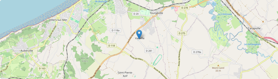Vauville - Carte