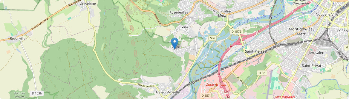 Vaux - Carte