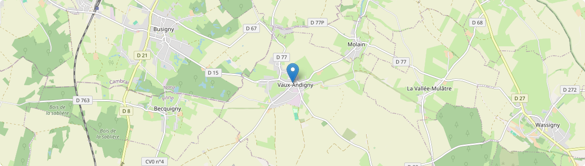 Vaux-Andigny - Carte