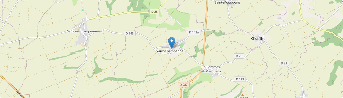Vaux-Champagne - Carte
